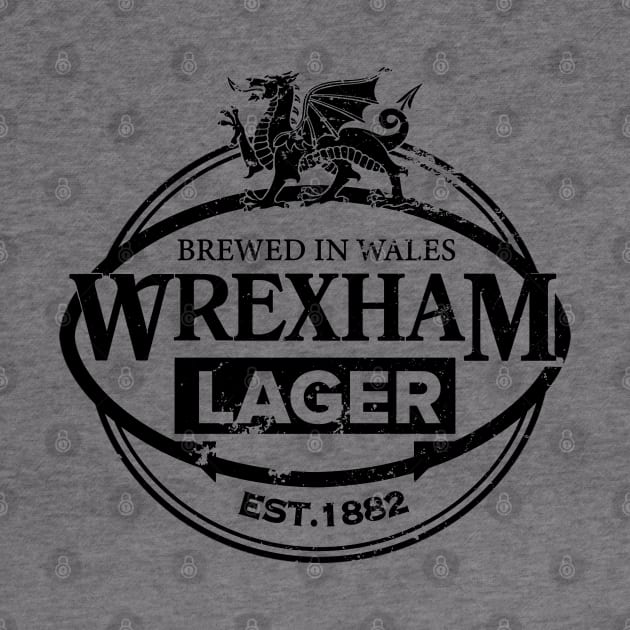 Wrexham Lager - Vintage Distressed by Wishing Well